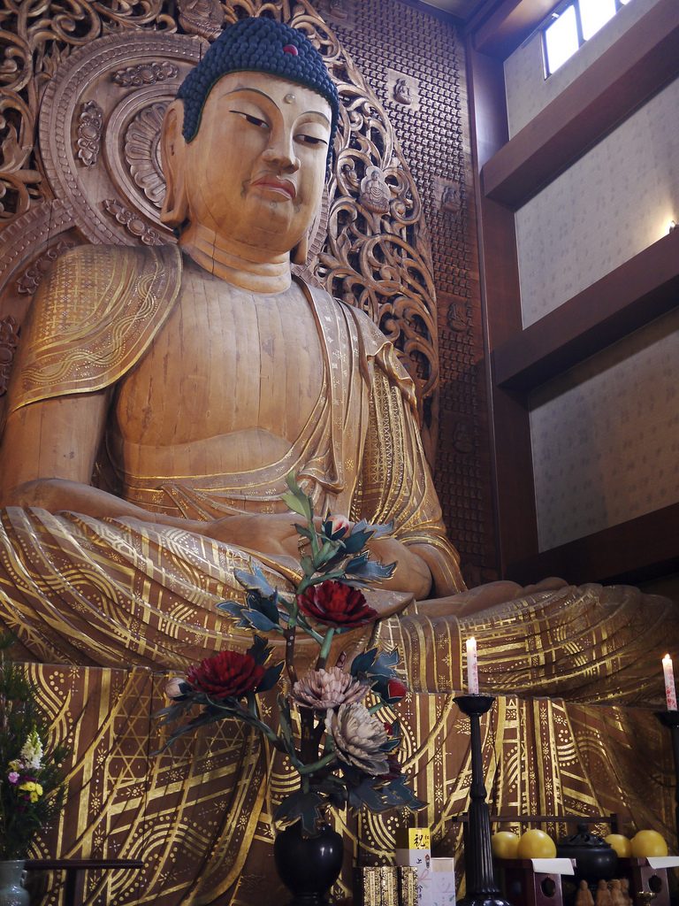 The Big Buddha at Tocho-ji temple. Licensed under CC. Credit: Hunter Nield, Flickr.com