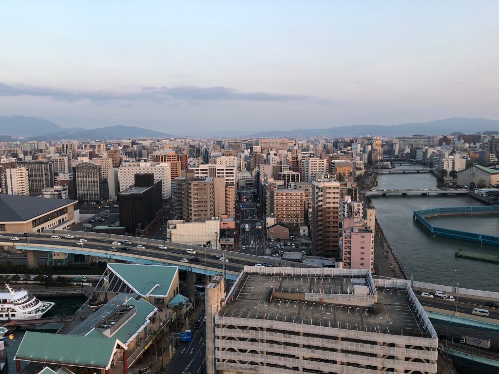Hakata Port Tower view