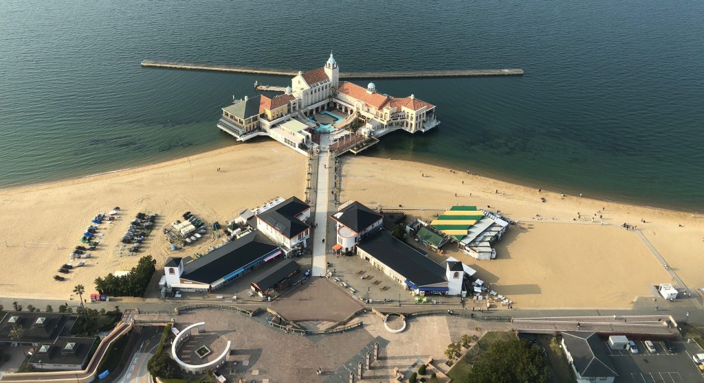 Momochi Seaside Park seen from Fukuoka Tower