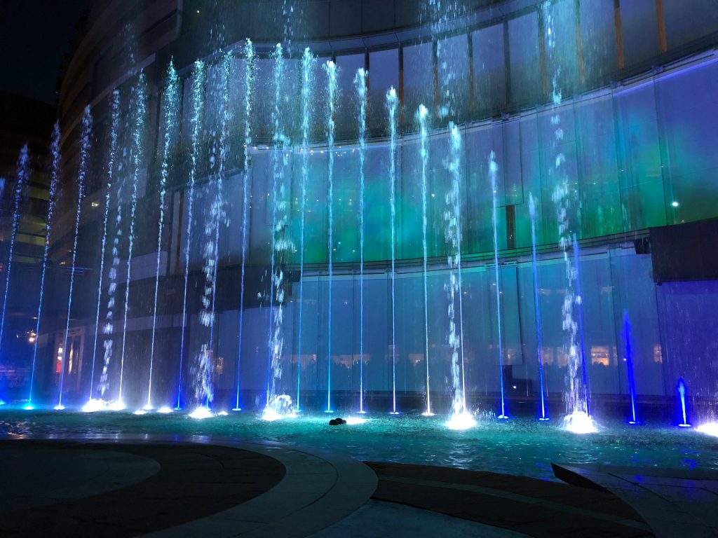 Water show at Canal City Hakata