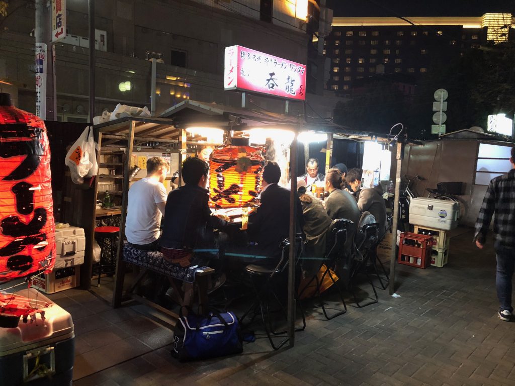 Yatai Street Food Stalls at Nakasu Island