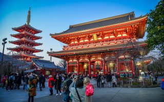 Senso-ji Temple, Asakusa. Licensed under CC. Credit: James Faulkner