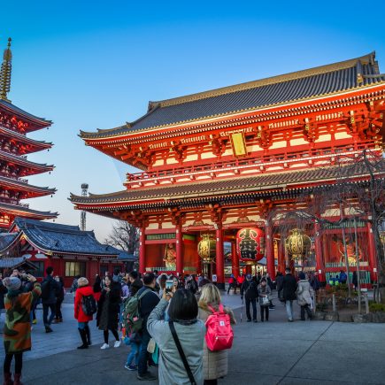 Senso-ji Temple, Asakusa. Licensed under CC. Credit: James Faulkner