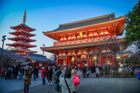 Senso-ji Temple, Asakusa. Licensed under CC. Credit: James Faulkner