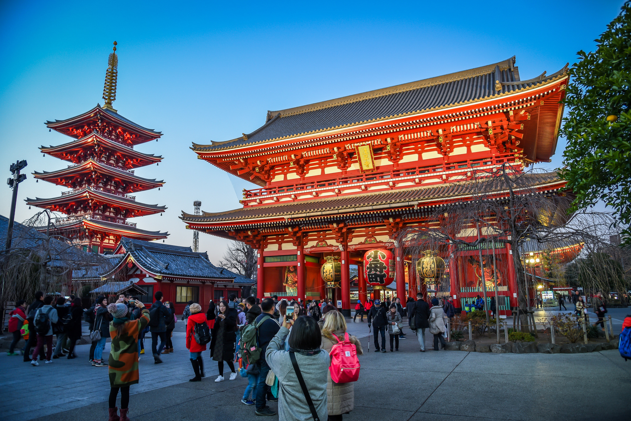 Senso Ji Asakusa Kannon Temple Tokyo Tourist In Japan 