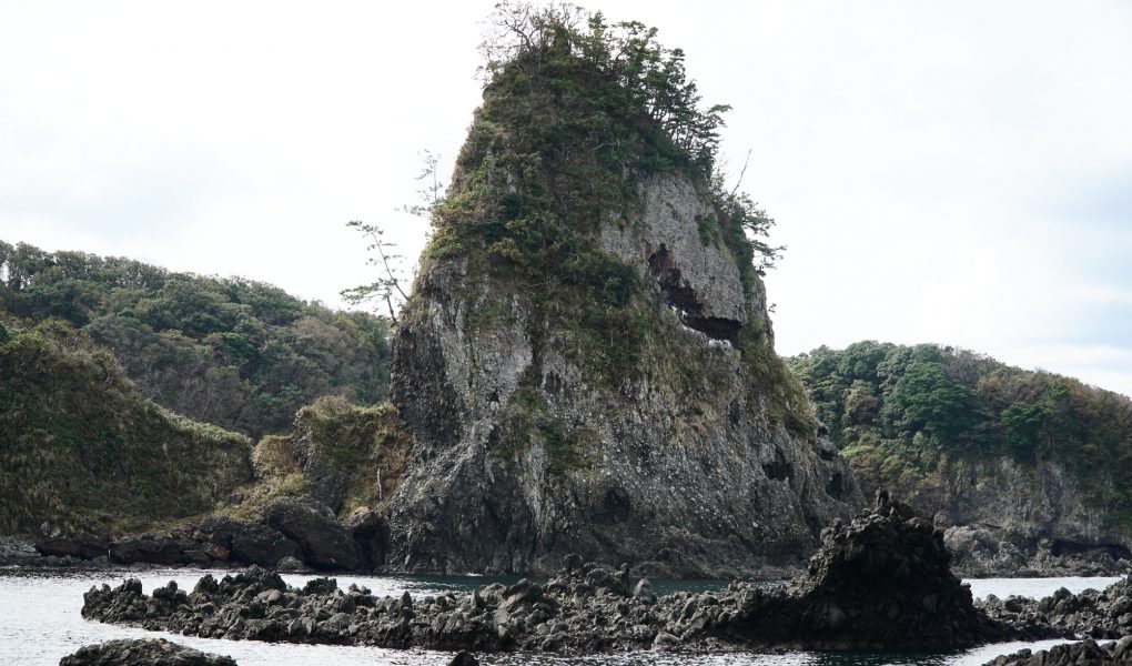 Noto Kongo Coast, rugged coast landscape