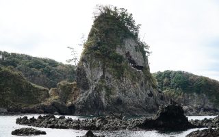 Noto Kongo Coast, rugged coast landscape