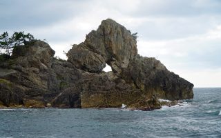 Madoiwa rock at Sosogi Coast