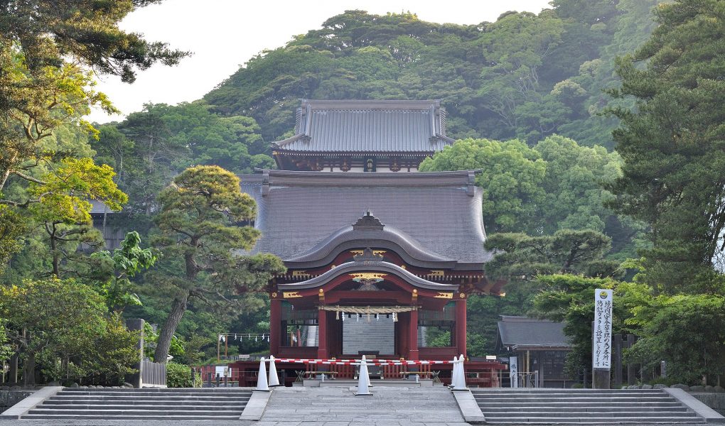 Tsurugaoka Hachimangu Shirne in Kamakura. Credit: ocdp, licensed under CC0 1.0.