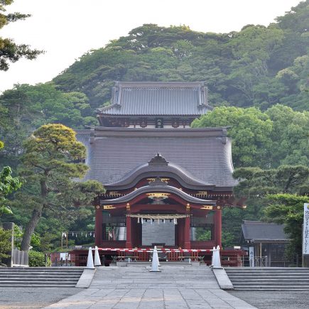 Tsurugaoka Hachimangu Shirne in Kamakura. Credit: ocdp, licensed under CC0 1.0.