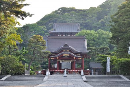 Tsurugaoka Hachimangu Shirne in Kamakura. Credit: ocdp, licensed under CC0 1.0.