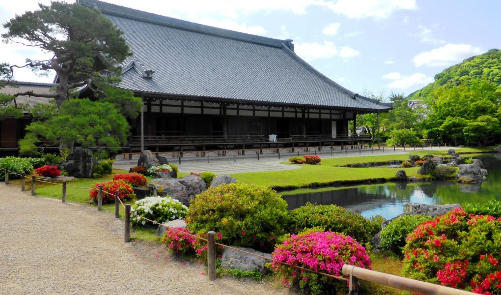 Tenryu-ji temple at Arashiyama, Kyoto.