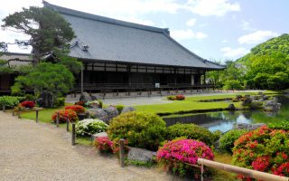 Tenryu-ji temple at Arashiyama, Kyoto.