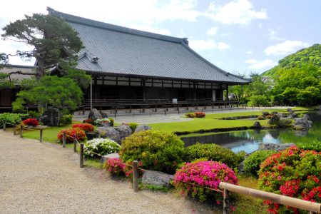 Tenryu-ji temple at Arashiyama, Kyoto.