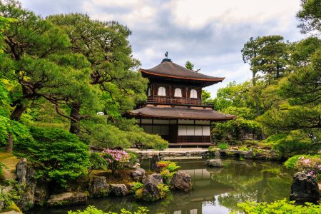 Ginkaku-ji (silver pavilion). Credit: Reginald Pentinio. Licensed under CC.