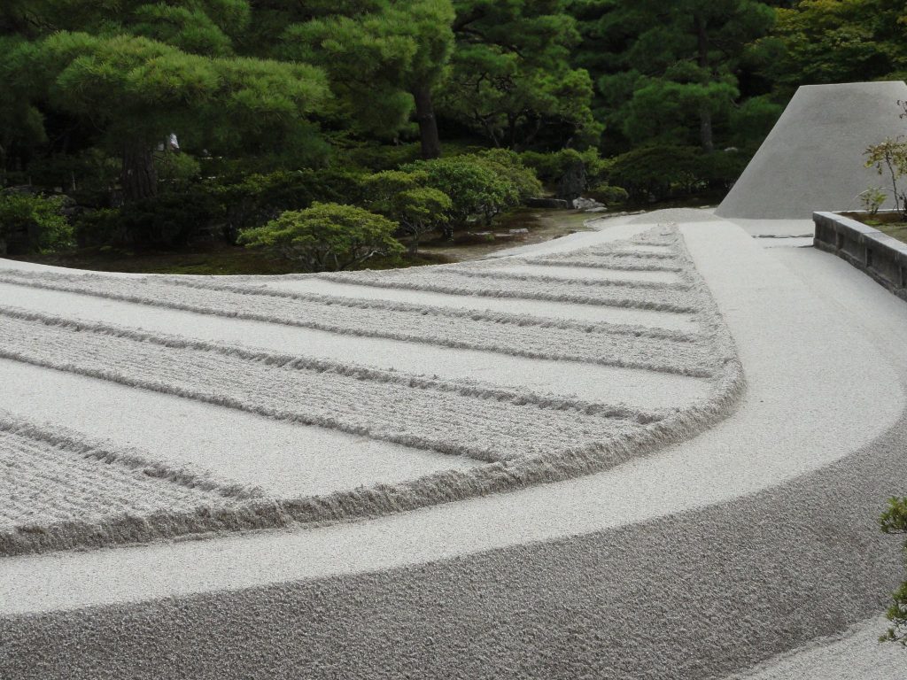 Ginkaku-ji sand garden. Credit: Jesper Christensen. Licensed under CC.