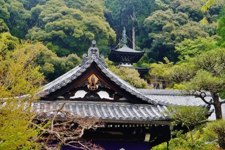 Eikando temple and pagoda. Credit: Zairon. Licensed under CC-SA 4.0.