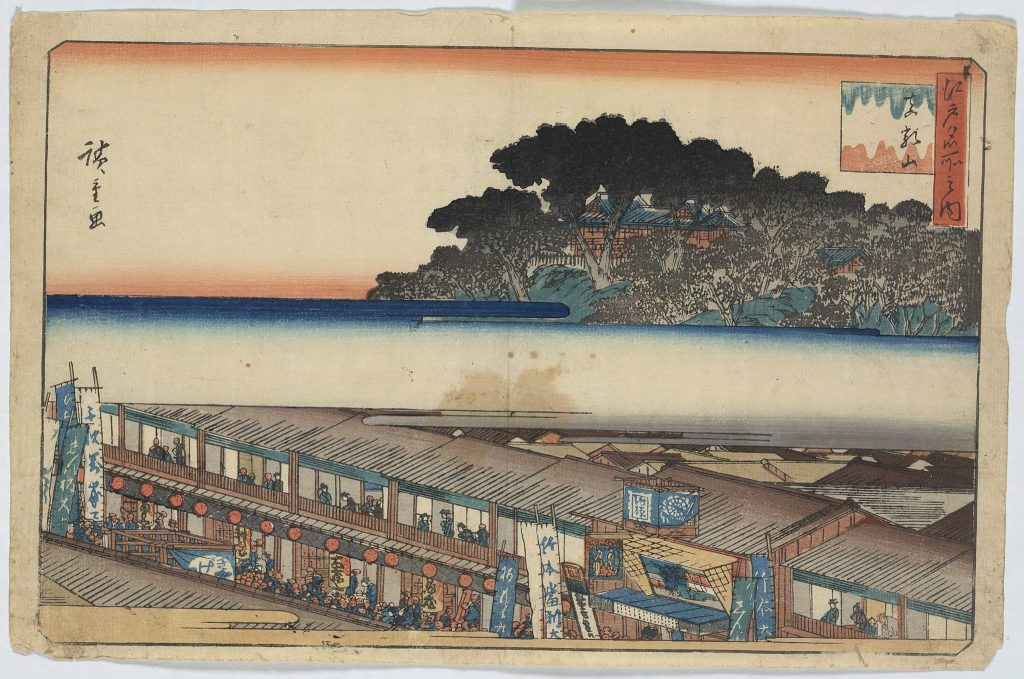 Matsuchiyama Shotel, Andō, Hiroshige, 1797-1858, artist [Public domain]