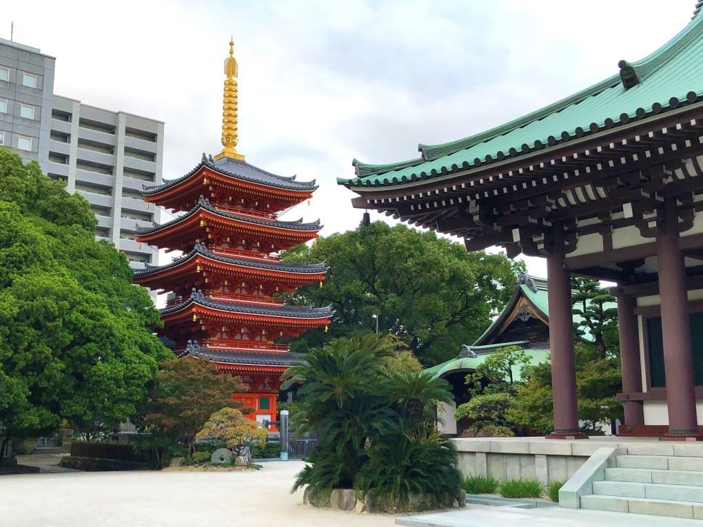 Hakata Old Town Fukuoka Historic District Tourist In Japan