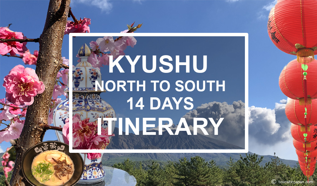 Kyushu North to South 14-day Itinerary. © Touristinjapan.com