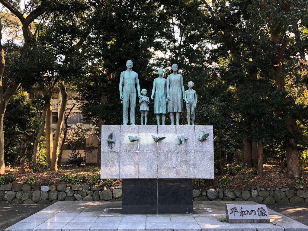 Family Statue at Gokoku Shrine, Fukuoka. © touristinjapan.com