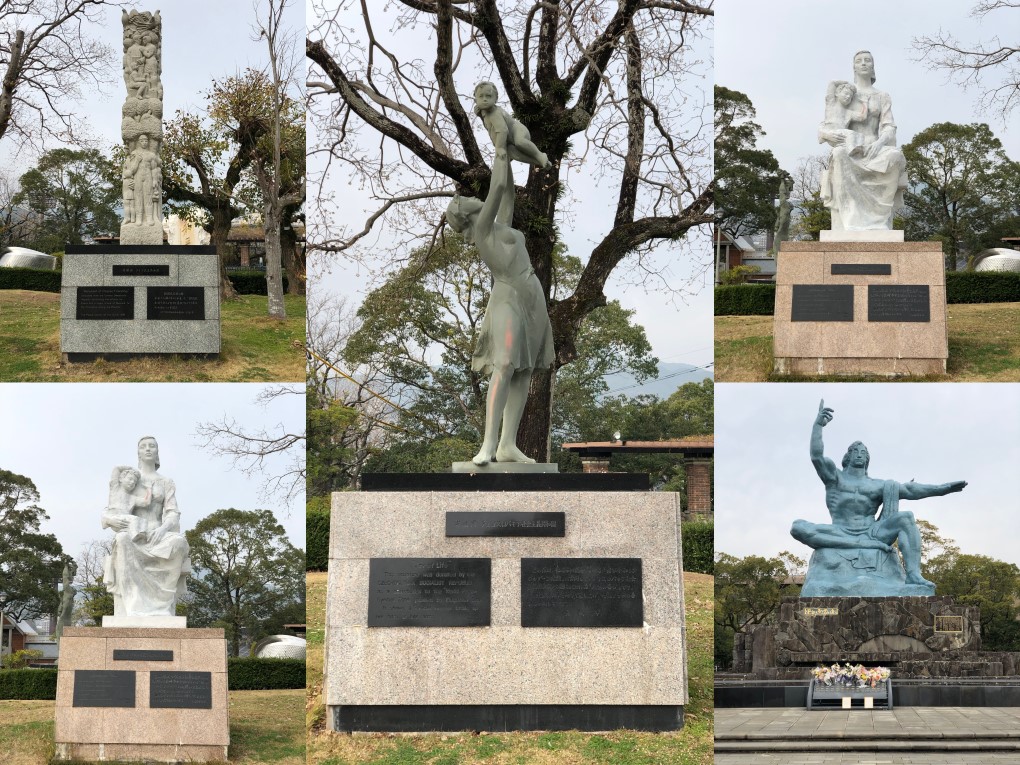 Statues at Nagasaki Peace Park. © touristinjapan.com