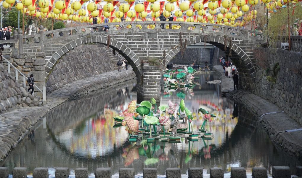 Meganebashi Bridge, Nagasaki. © touristinjapan.com