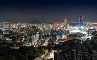 Night view of Hiroshima as seen from the Peace Pagoda. © touristinjapan.com