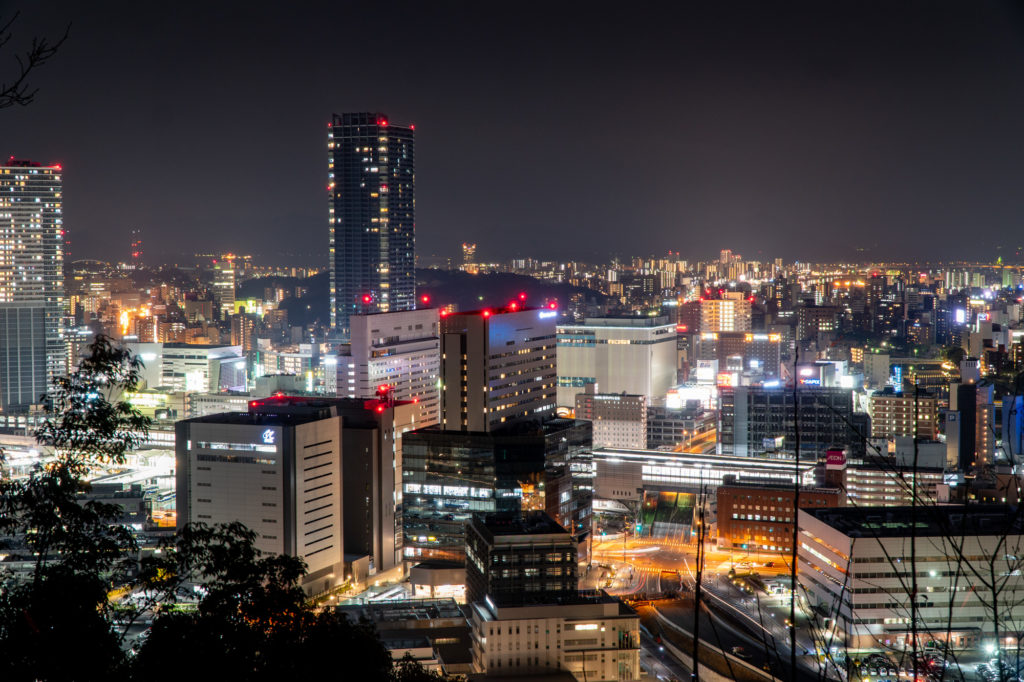 Night view of Hiroshima as seen from the Peace Pagoda. © touristinjapan.com