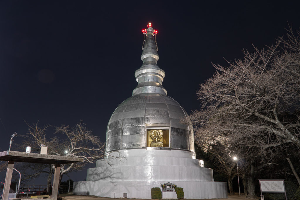 Night view of Hiroshima as seen Hiroshima Peace Pagoda. © touristinjapan.com