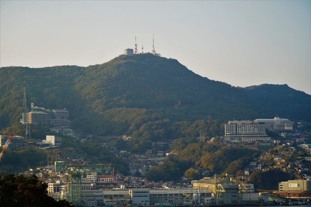 Mount Inasa seen from a distance, Nagasaki. © touristinjapan.com